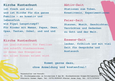 Kirche Kunterbunt Mai 2026