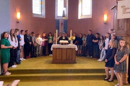 Begrüßungsgottesdienst unserer neuen Katechumenen