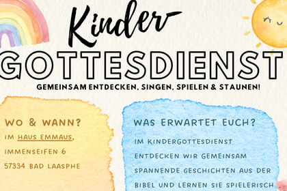 Kindergottesdienst in Banfe